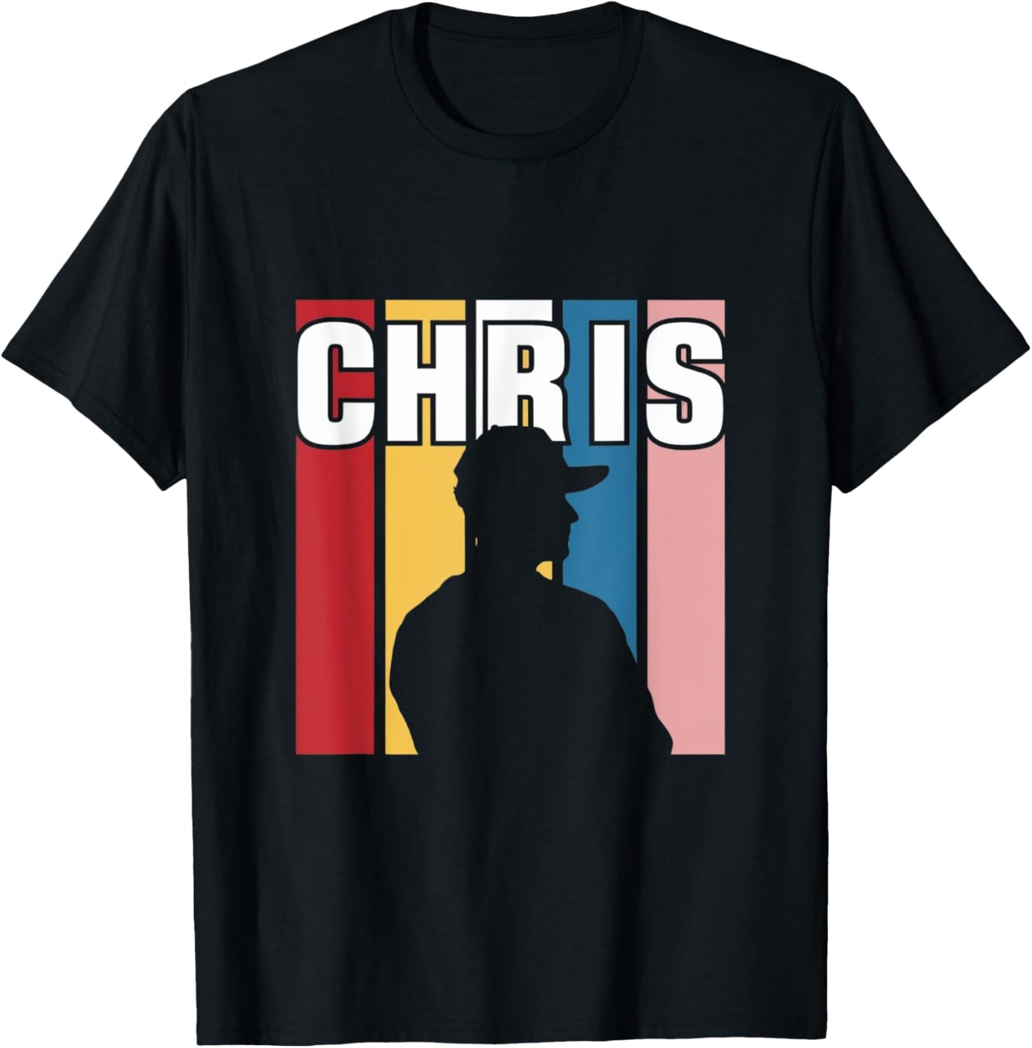 Chris 2024 Chris 11 11 Personalized First Name T-Shirt - T-Shirt | Black