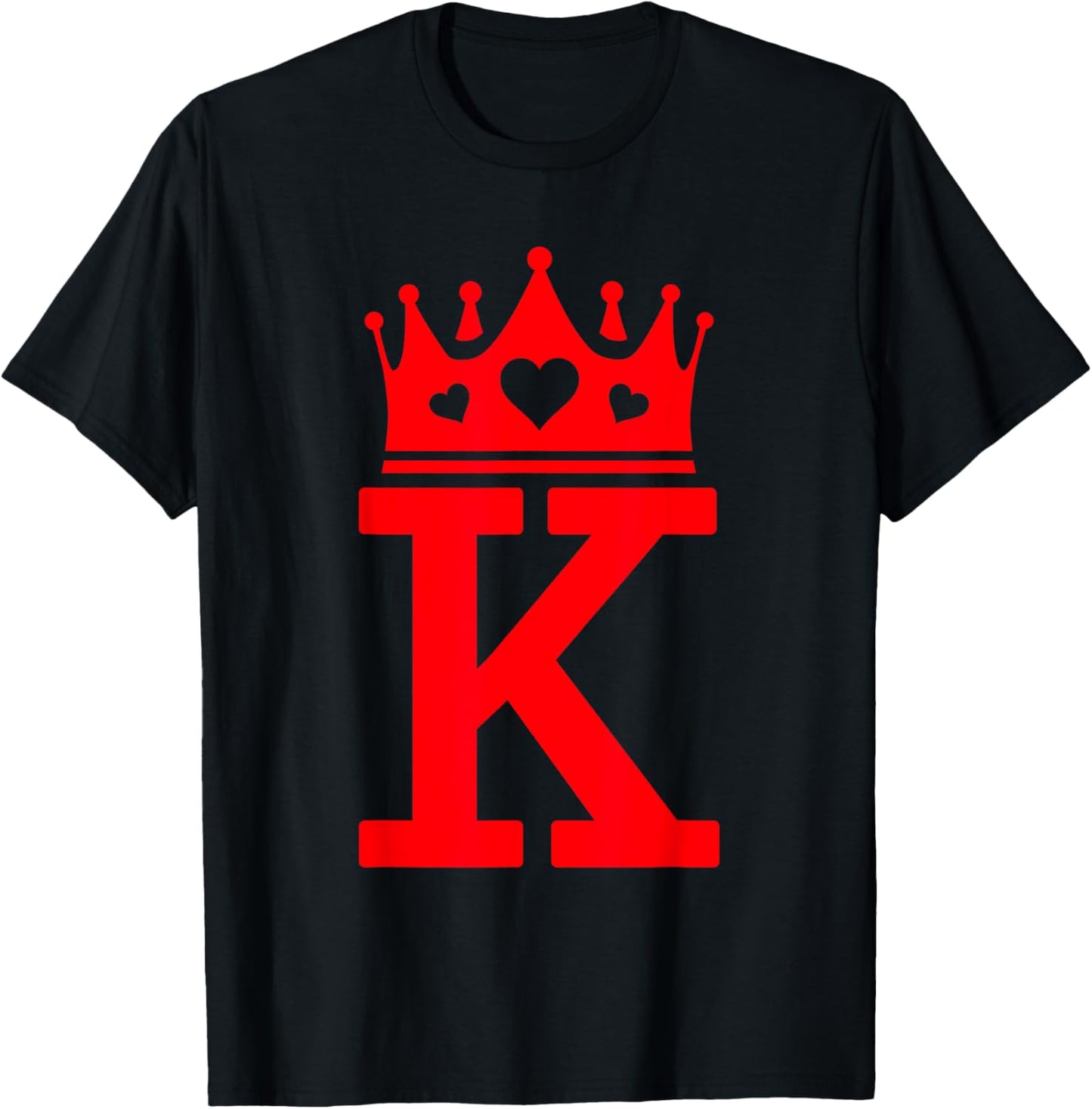 King Hearts Valentines - Halloween King of Hearts Costume T-Shirt - T-Shirt | Black