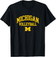 Kids University of Michigan Wolverines U of M Volleyball T-Shirt - T-Shirt | Black