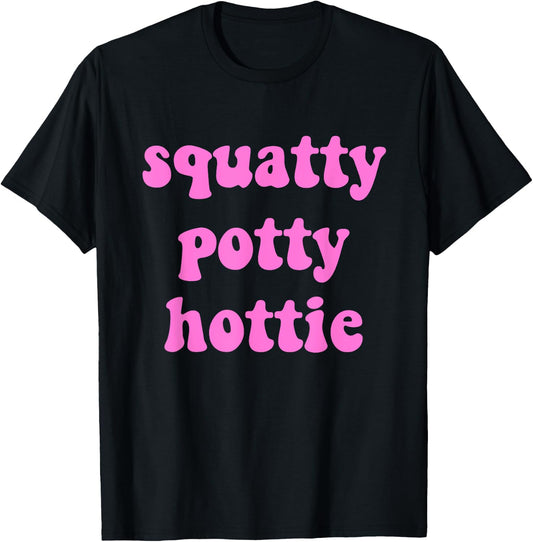 Squatty Potty Design T-Shirt - T-Shirt | Black