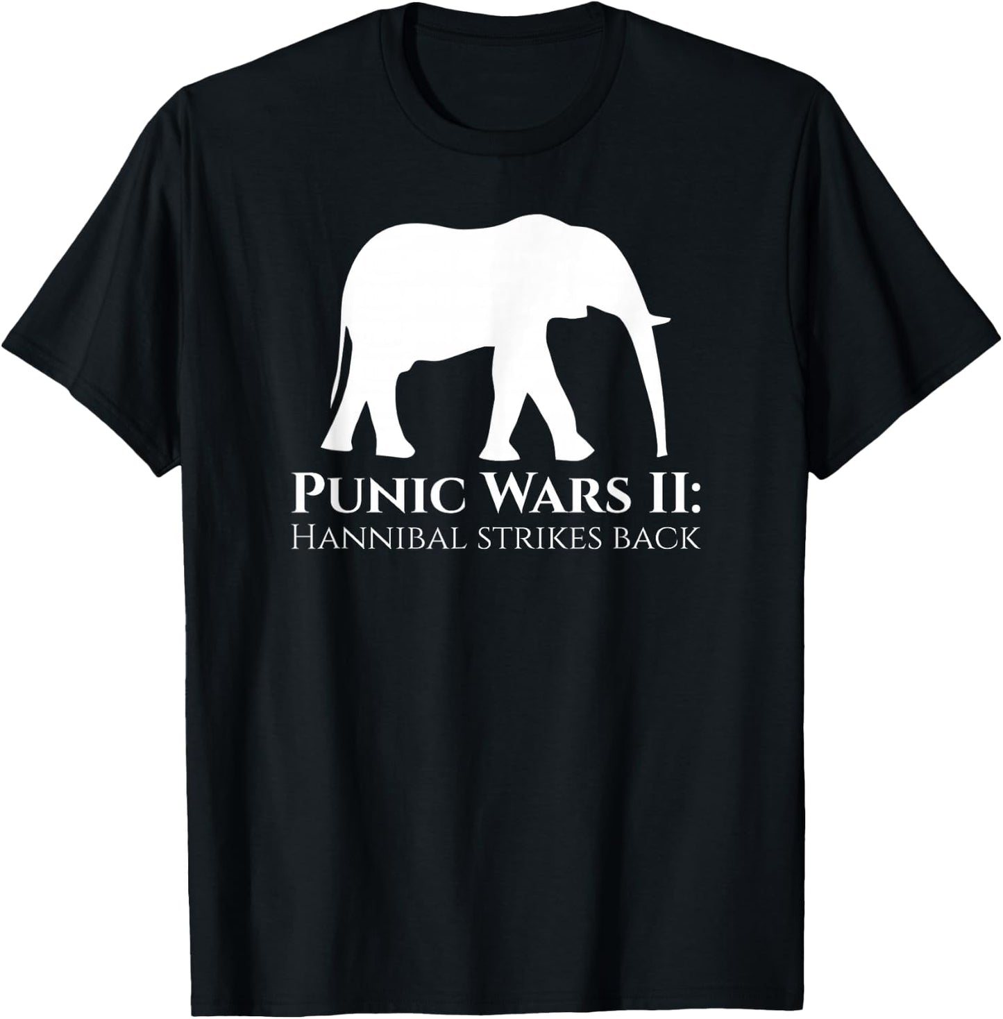 Classical History Second Punic War Hannibal Barca Carthage T-Shirt - T-Shirt | Black