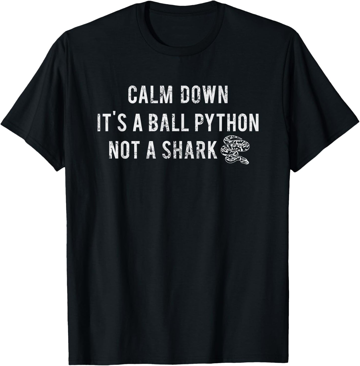 Funny Reptile Breeeder Ball Python Owner Gift Pythonidae T-Shirt - T-Shirt | Black