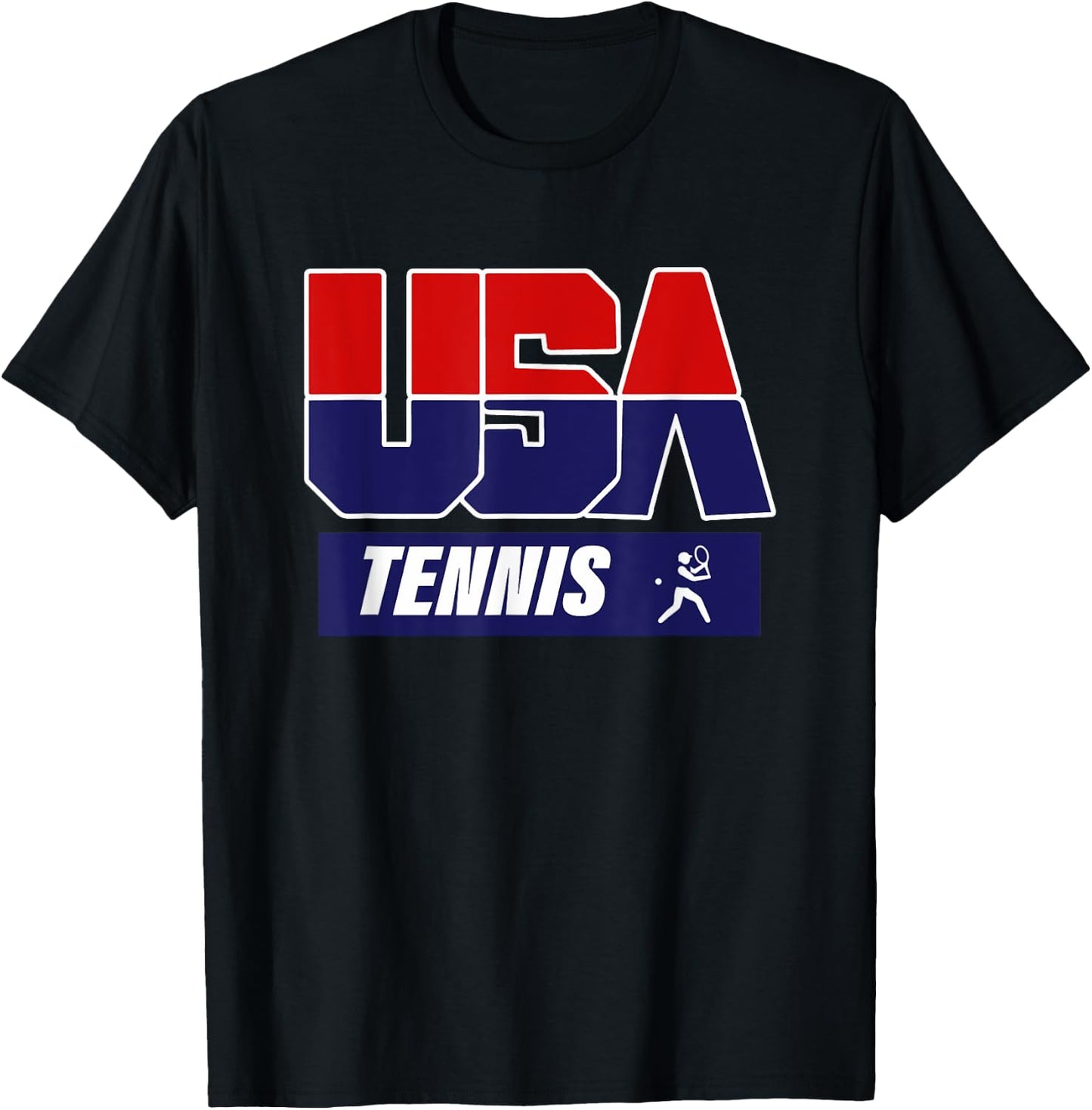 Tennis 2021 USA Team T-Shirt - T-Shirt | Black