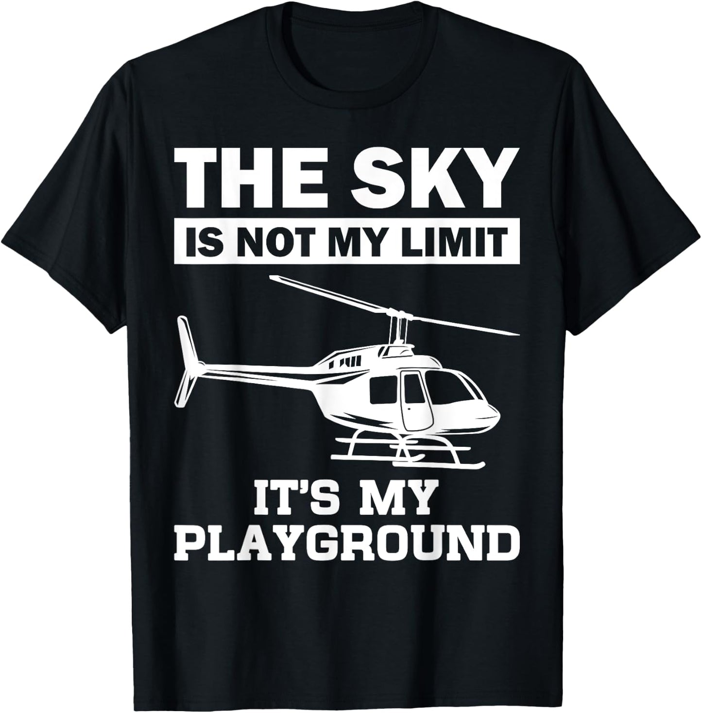 Cool Love Airplane Hanger Adventure Themed Designs Funny Helicopter Pilot Gift Women Chopper Lovers Black Small T-Shirt - T-Shirt | Black