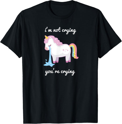 Unicorn meme I'm Not Crying Your Crying rainbow cute