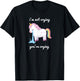 Unicorn meme I'm Not Crying Your Crying rainbow cute T-Shirt - T-Shirt | Black