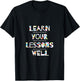 Learn Your Lessons Well Godspell Musical Theater Fans T-Shirt - T-Shirt | Black