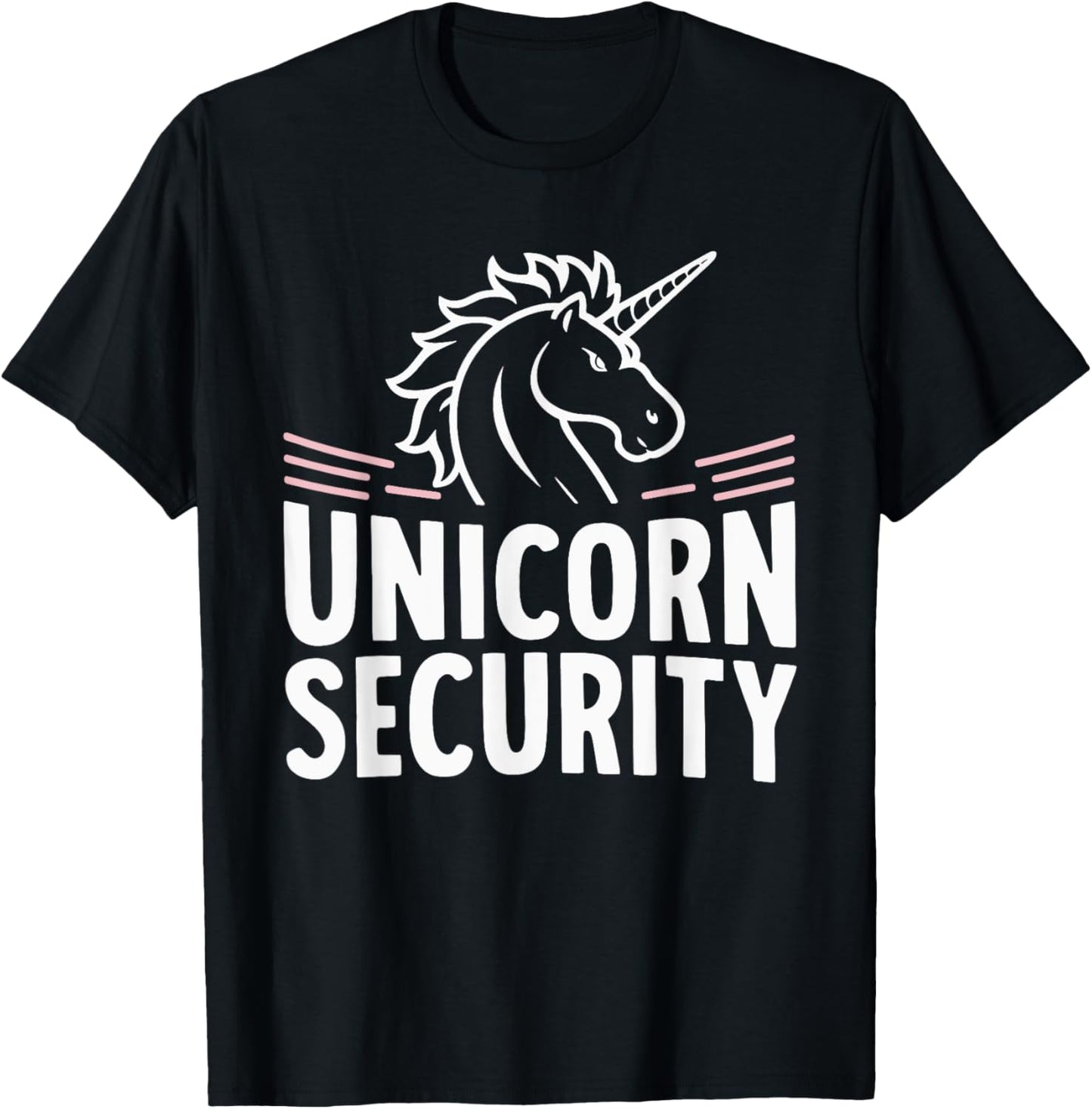 Unicorn Security T-Shirt - T-Shirt | Black