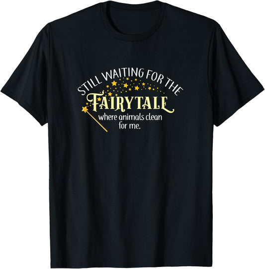 Fairytale Magical Cleaning Animals / Funny T-Shirt - T-Shirt | Black