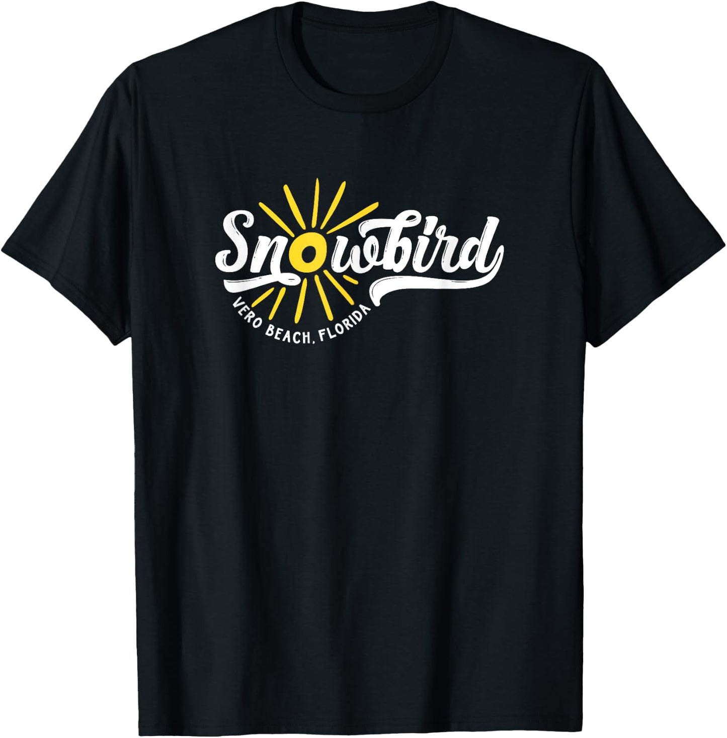 Snowbird Vero Beach Florida for the Winter T-Shirt - T-Shirt | Black