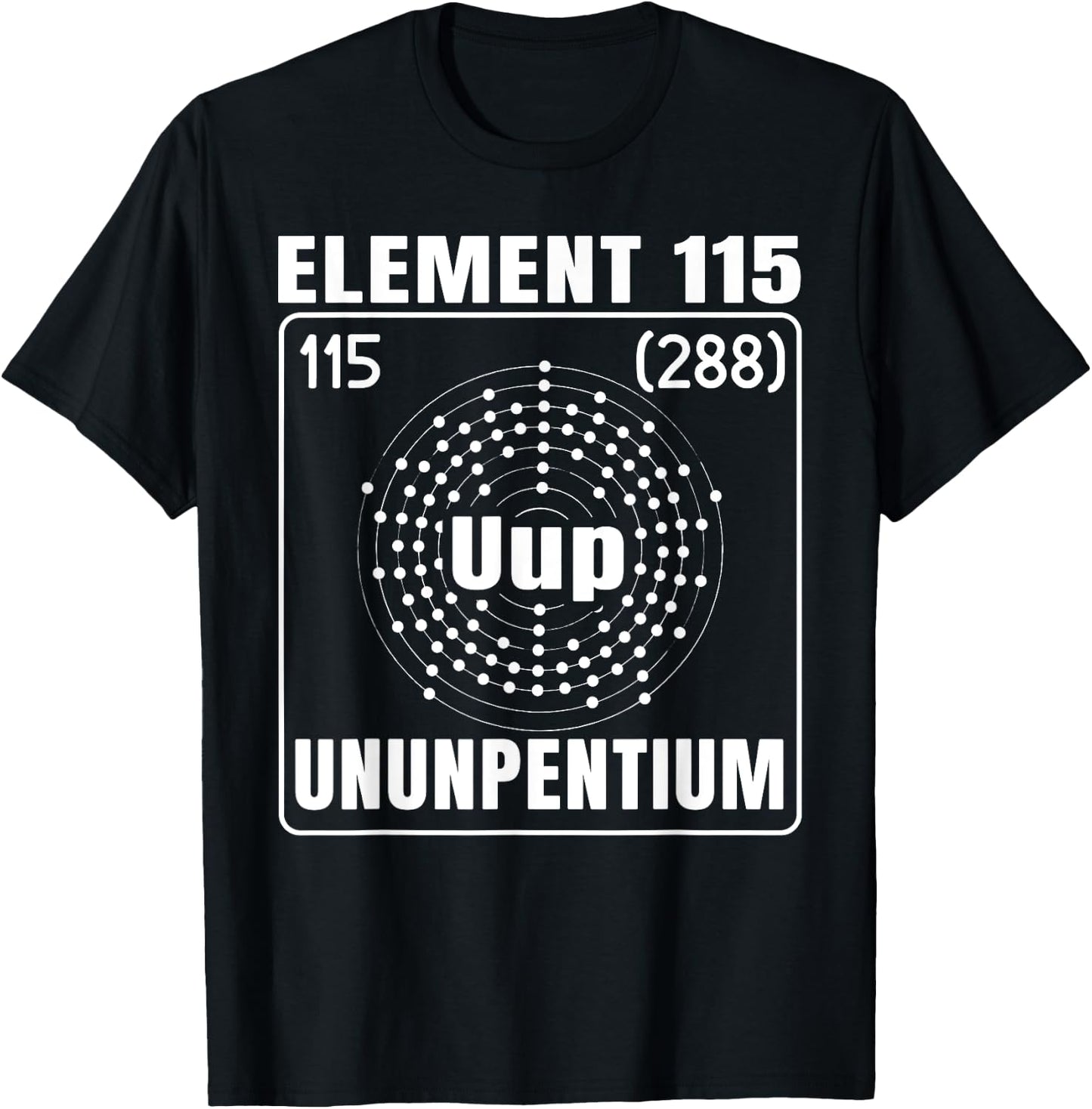 Element 115 Ununpentium UFO Abduction Extraterrestrial T-Shirt - T-Shirt | Black