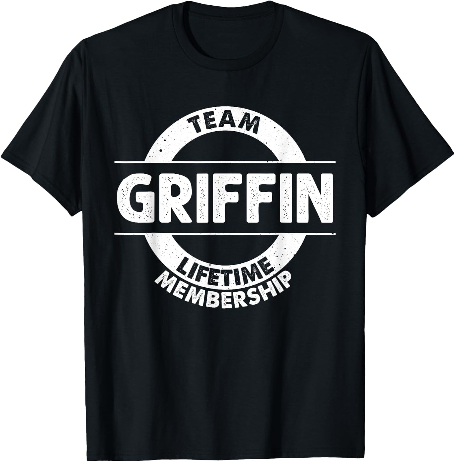 GRIFFIN Gift Funny Surname Family Tree Birthday Reunion Idea T-Shirt - T-Shirt | Black