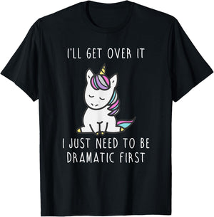 Just Need To Be Dramatic Shirts For Kids Unicorn Shirt T-Shirt - T-Shirt | Black