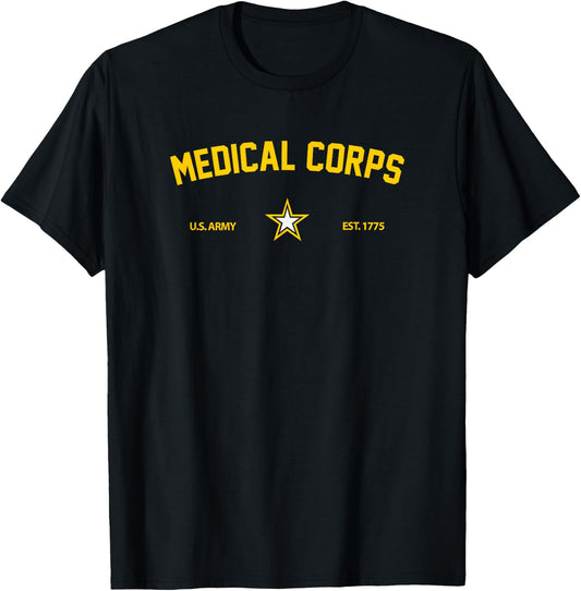 US Army Medical Corps T-Shirt - T-Shirt | Black