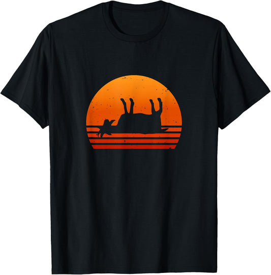 Funny Distressed Vintage Fainting Goat Animal Lover T-Shirt - T-Shirt | Black