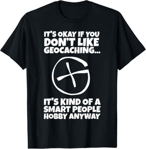 Geocaching GPS Container Supplies Treasure Hunting Gear T-Shirt - T-Shirt | Black