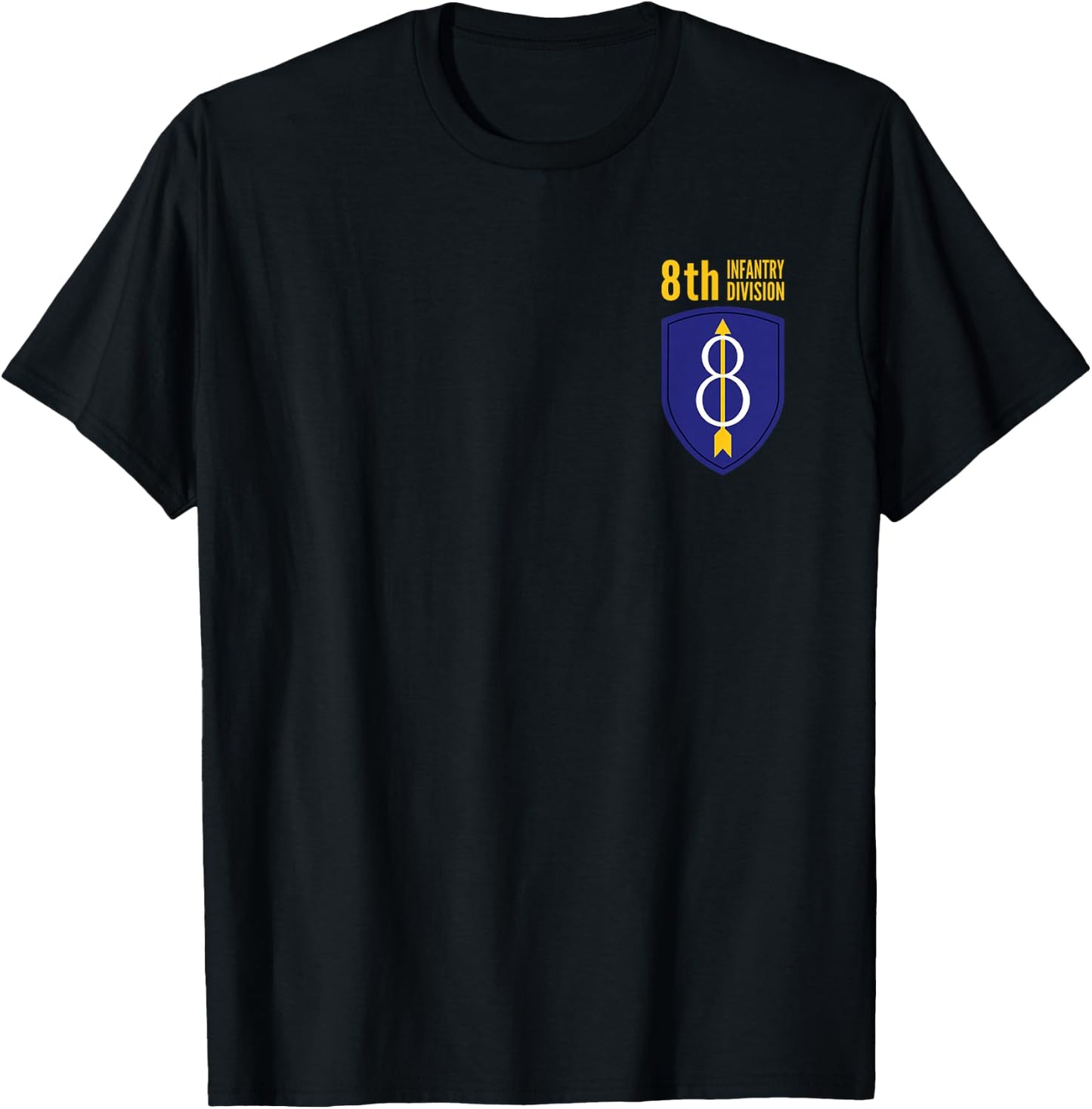 8th Infantry Division United State Army T-Shirt - T-Shirt | Black