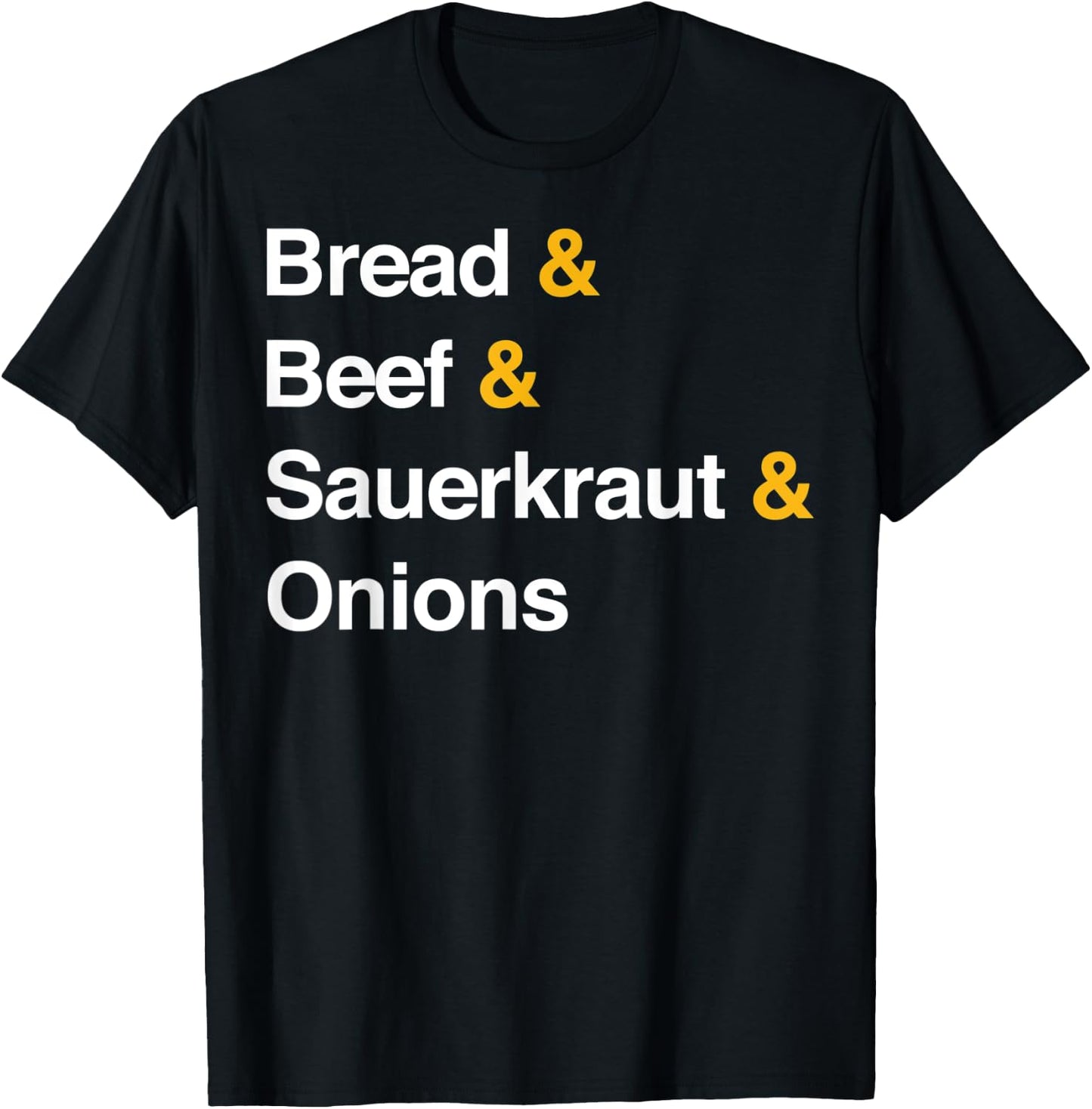 Ingredient List Nebraska Sandwich Runza T-Shirt - T-Shirt | Black