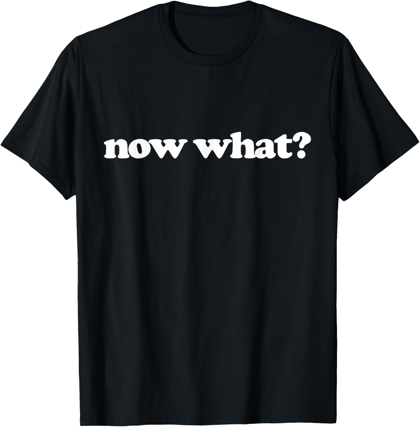 Now What? T-Shirt - T-Shirt | Black