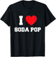 I Love Soda Pop T-Shirt - T-Shirt | Black