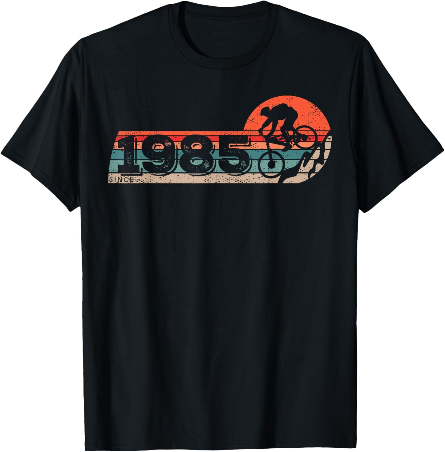 MTB Bike Mountain Bike Bicycle Vintage cycling MTB 1985 T-Shirt - T-Shirt | Black