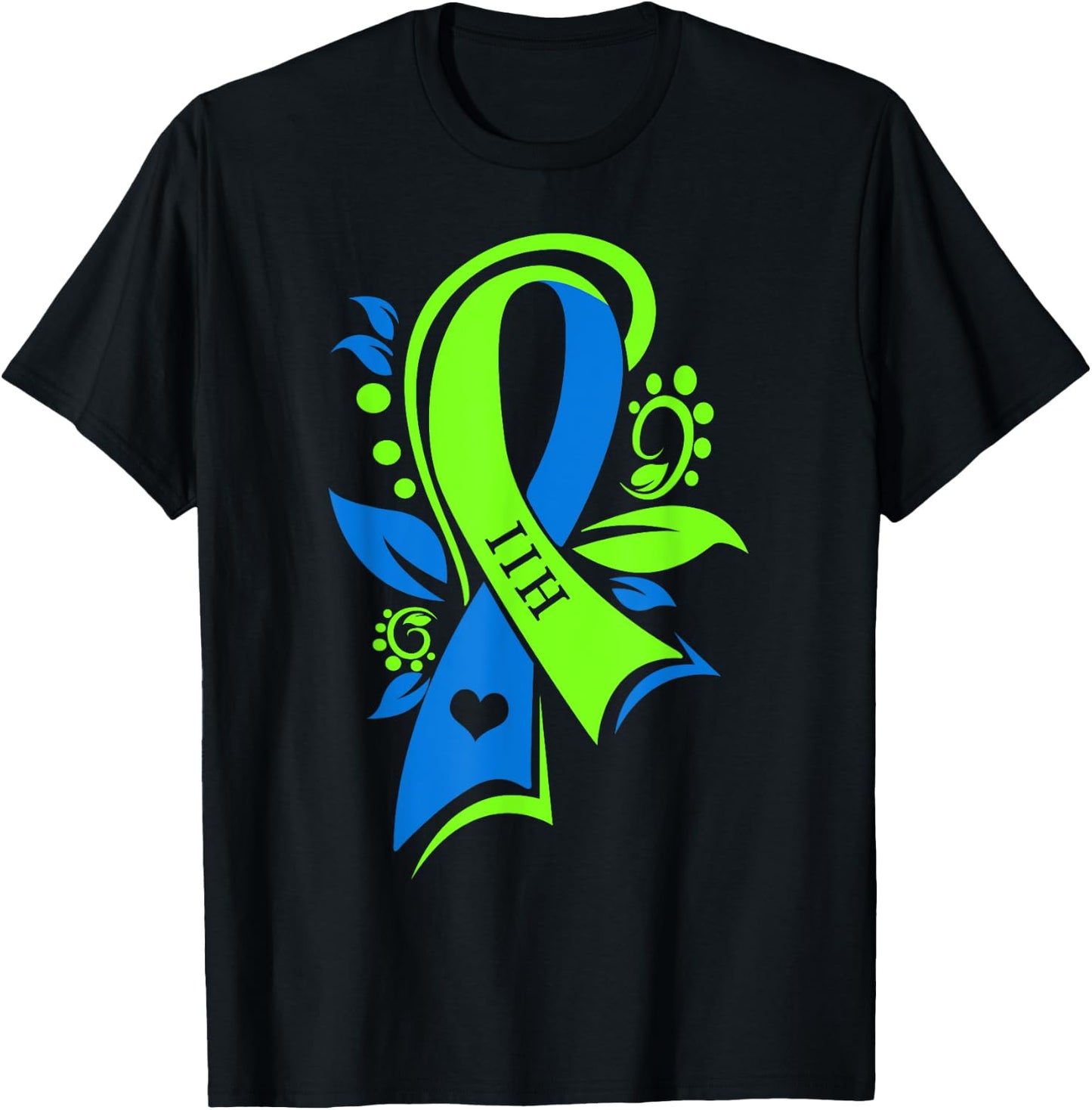 IIH Pseudotumor Cerebri Idiopathic Intracranial Hypertension T-Shirt - T-Shirt | Black
