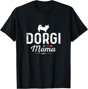 Dorgi Mama funny Dog Mama Best Pet owner Dorgi Mom Women T-Shirt - T-Shirt | Black