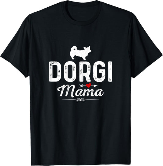 Dorgi Mama funny Dog Mama Best Pet owner Dorgi Mom Women T-Shirt - T-Shirt | Black