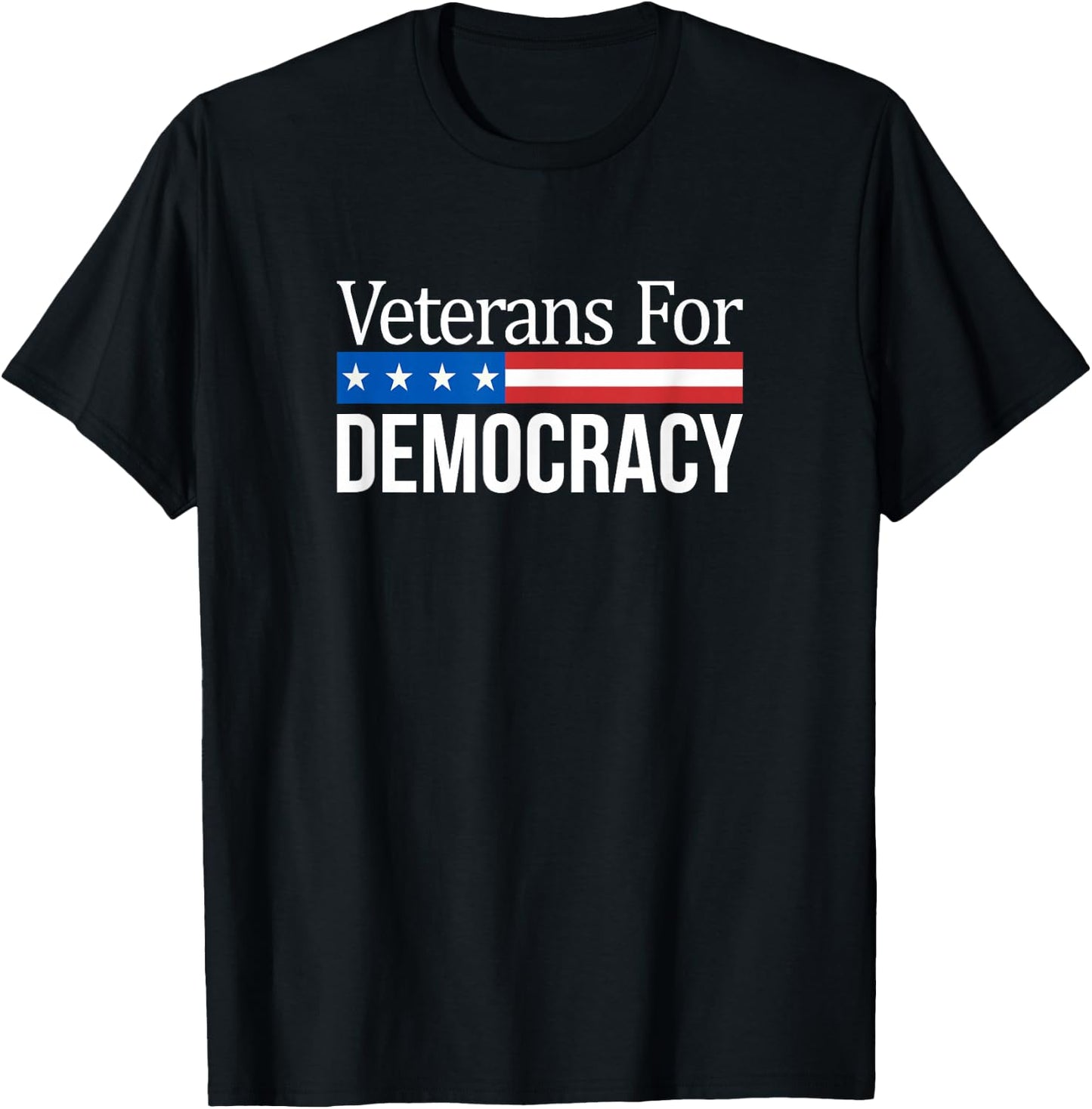 Veterans For Democracy T-Shirt - T-Shirt | Black