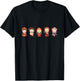 Cute Traditional Russian Characters In Russian Clothing T-Shirt - T-Shirt | Black