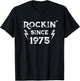 50 Year Old: Classic Rock 1975 50th Birthday T-Shirt - T-Shirt | Black