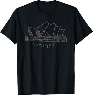 Sydney Opera House T-Shirt - T-Shirt | Black