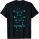 Luke 1 37 With God Impossible Bible Verse Quote Religious T-Shirt - T-Shirt | Black