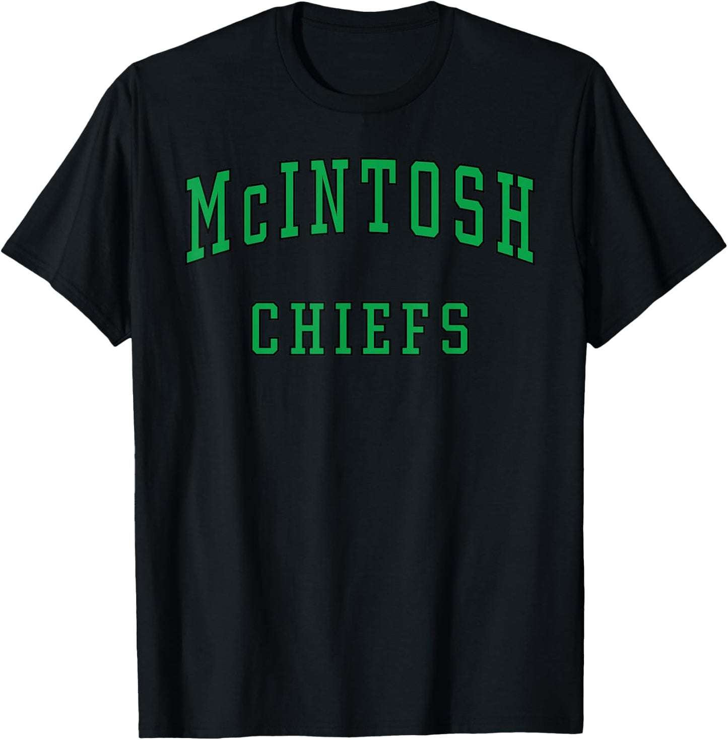 McIntosh High School Chiefs T-Shirt - T-Shirt | Black