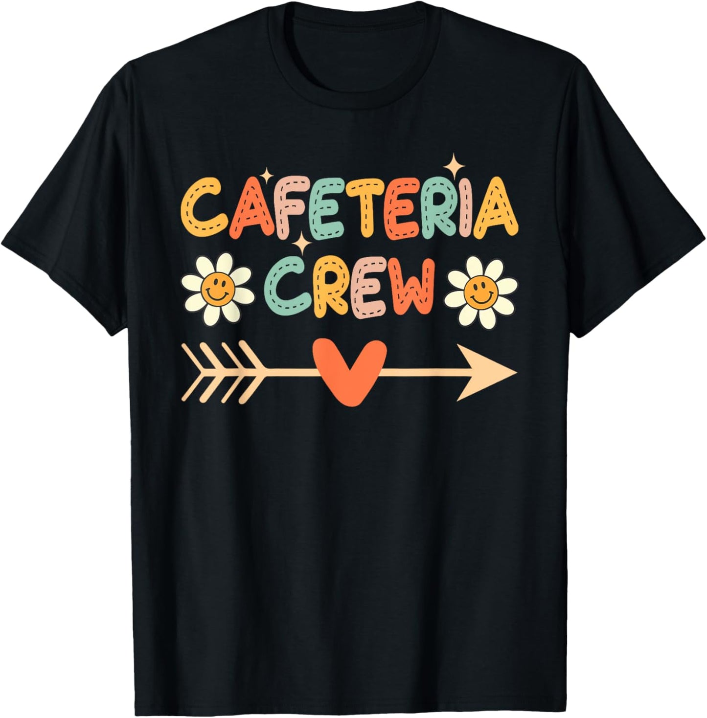 Cafeteria Crew Lunch Lady Staff Appreciation Funny T-Shirt - T-Shirt | Black