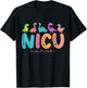 NICU Nurse Animal Nurse Appreciation Nicu Nurse Dinosaur T-Shirt - T-Shirt | Black