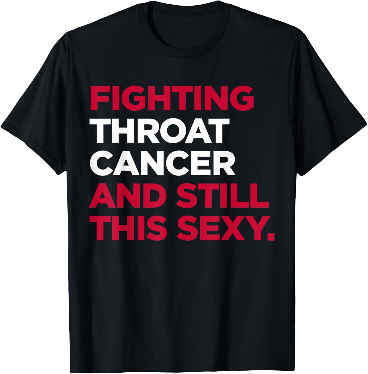 Throat Cancer Shirt | Throat Cancer Awareness Gift T-Shirt - T-Shirt | Black
