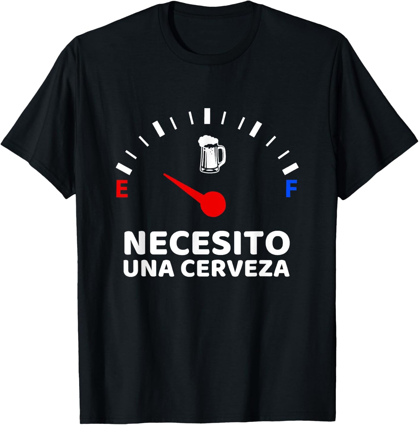 Necesito Una Cerveza T-Shirt - T-Shirt | Black