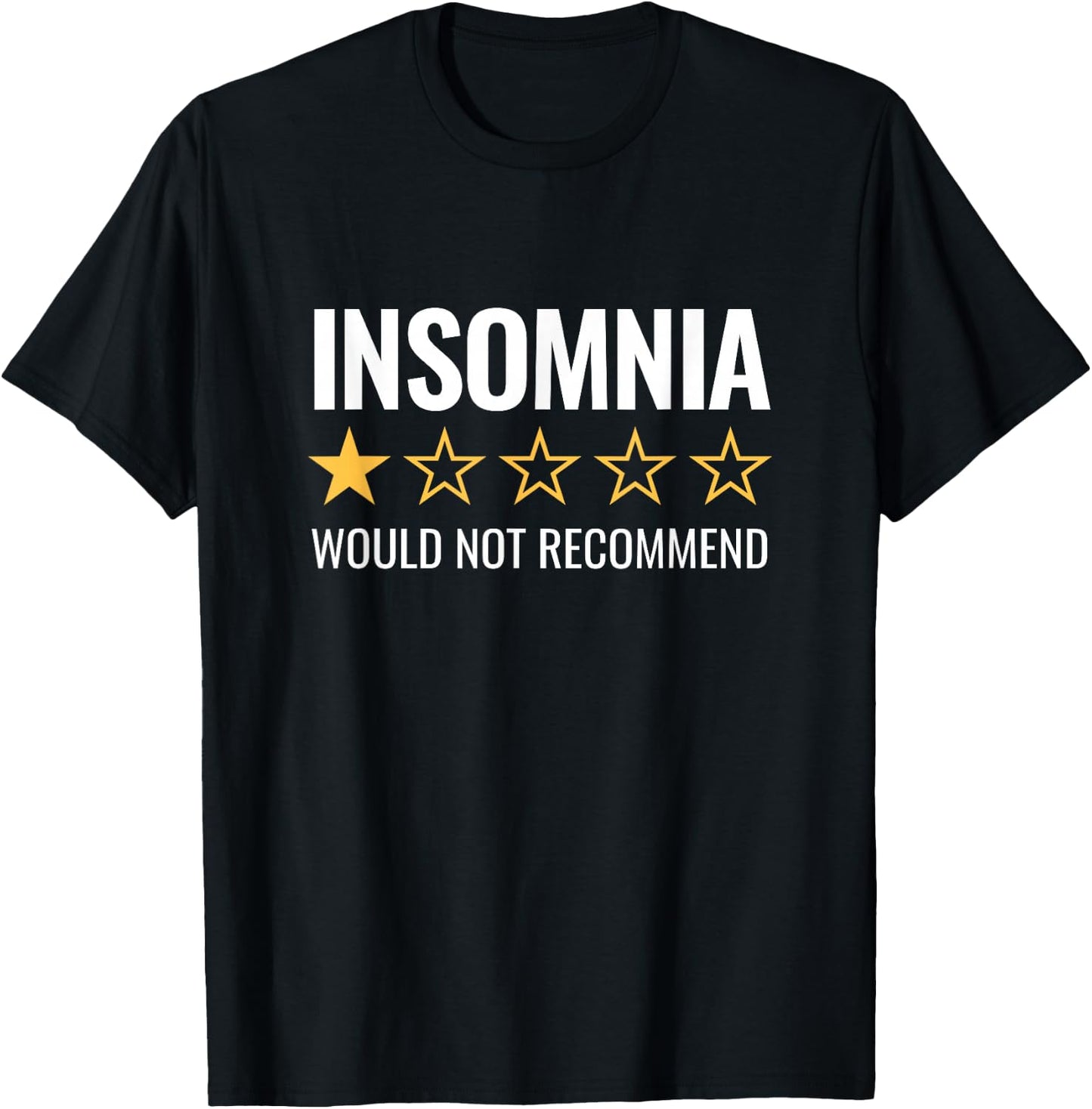 Funny Cannot Sleep Meme for Insomniacs - Difficulty Sleeping T-Shirt - T-Shirt | Black