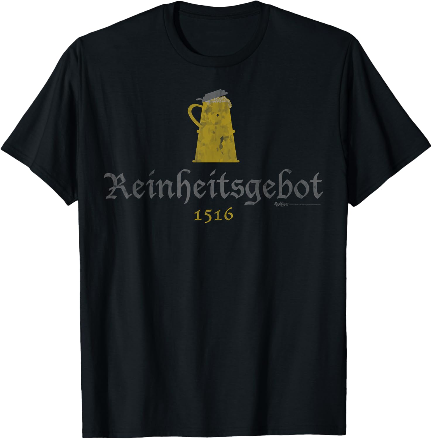 Vintage Reinheitsgebot 1516 Oktoberfest Munich Germany T-Shirt - T-Shirt | Black