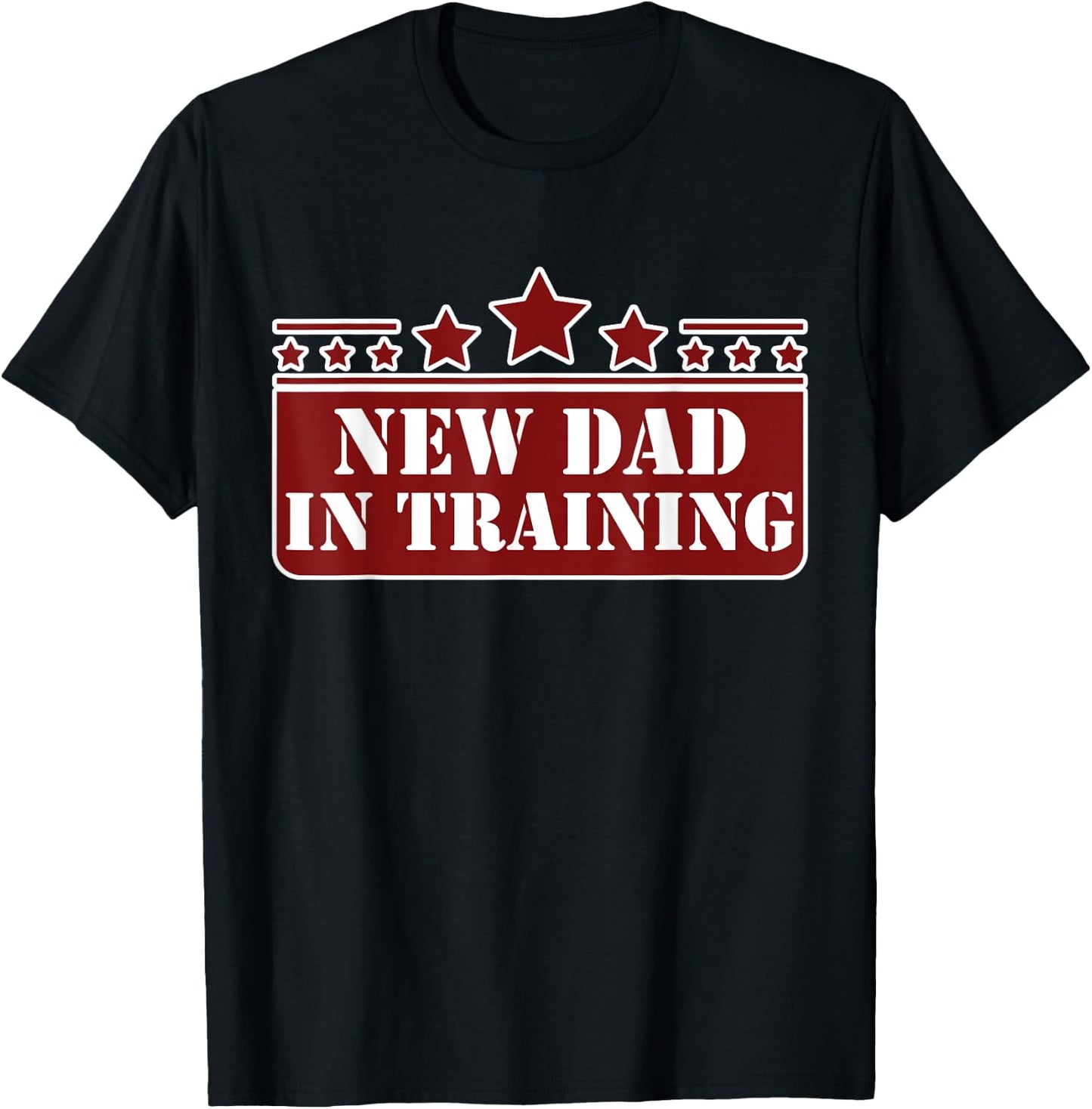 New Dad In Training T-Shirt - T-Shirt | Black