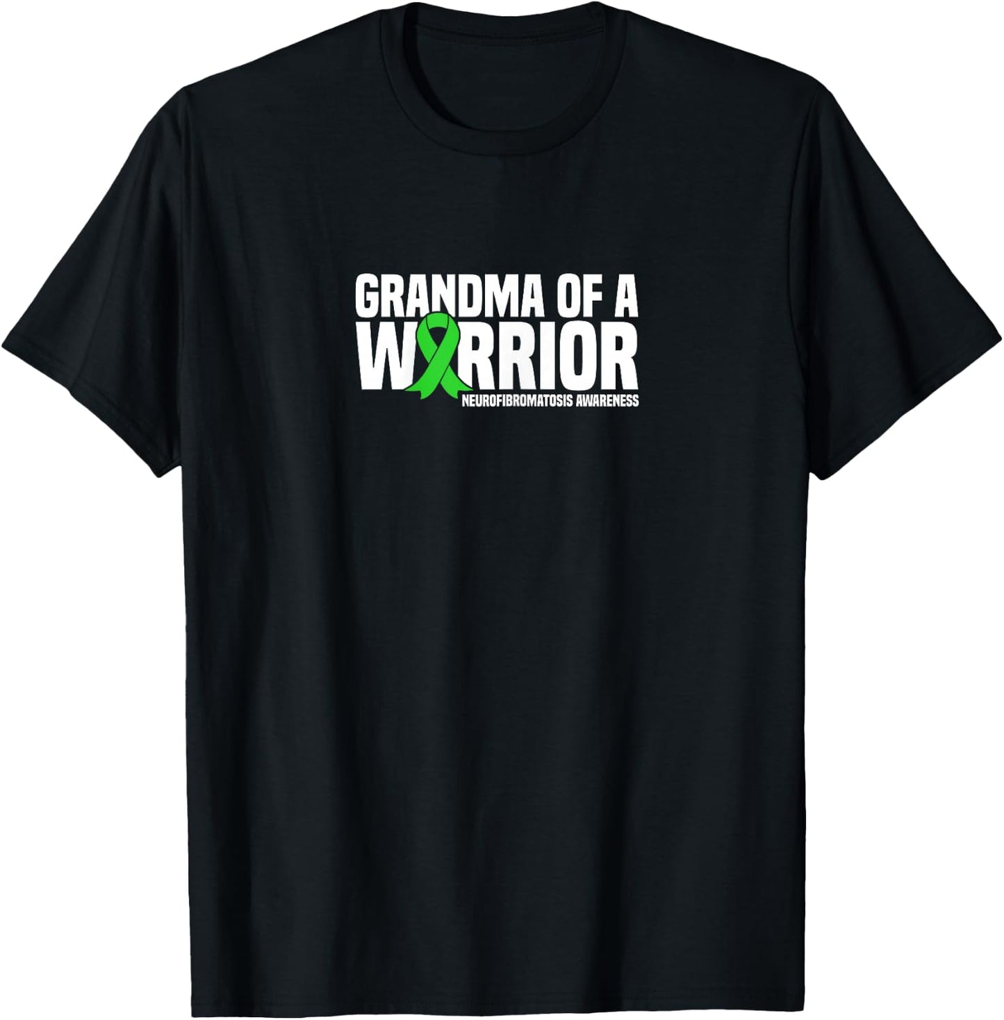 Grandma of a Warrior NF1 Neurofibromatosis Awareness T-Shirt - T-Shirt | Black