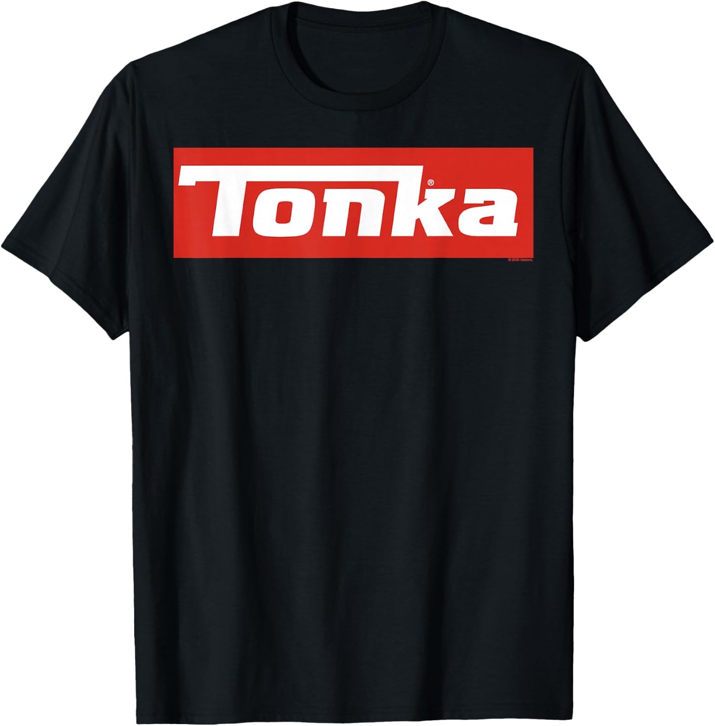 Tonka Simple Red Vintage Logo T-Shirt - T-Shirt | Black