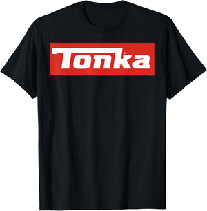 Tonka Simple Red Vintage Logo T-Shirt - T-Shirt | Black
