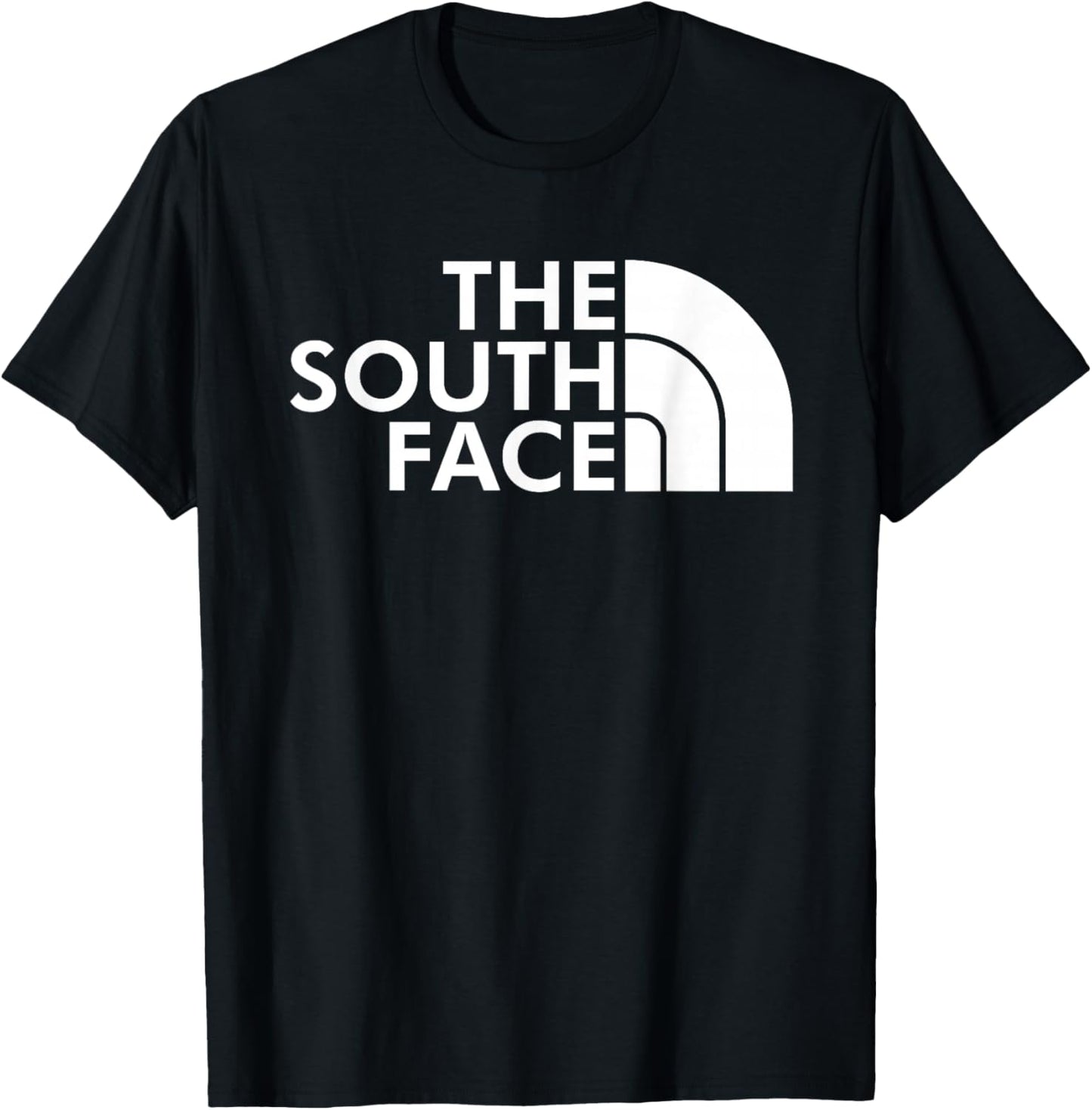 Funny Parody - The South Face Cool Design for Smart People T-Shirt - T-Shirt | Black
