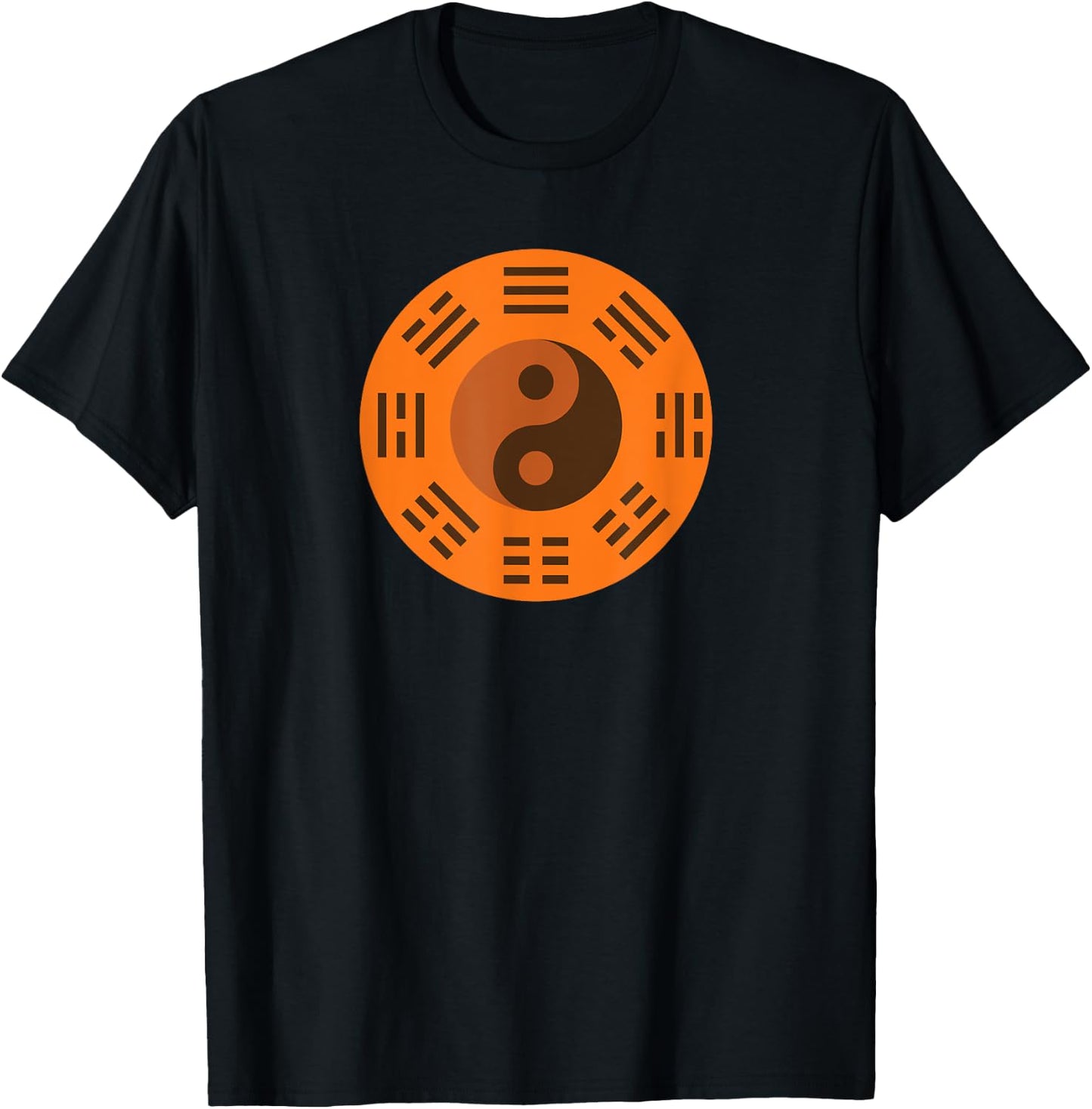 Chinese Bagua Eight Trigrams Earlier Later Heaven T-Shirt - T-Shirt | Black