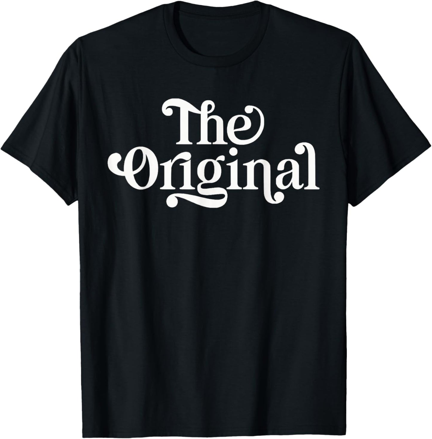 The Orginal Funny Siblings Matching Family T-Shirt - T-Shirt | Black