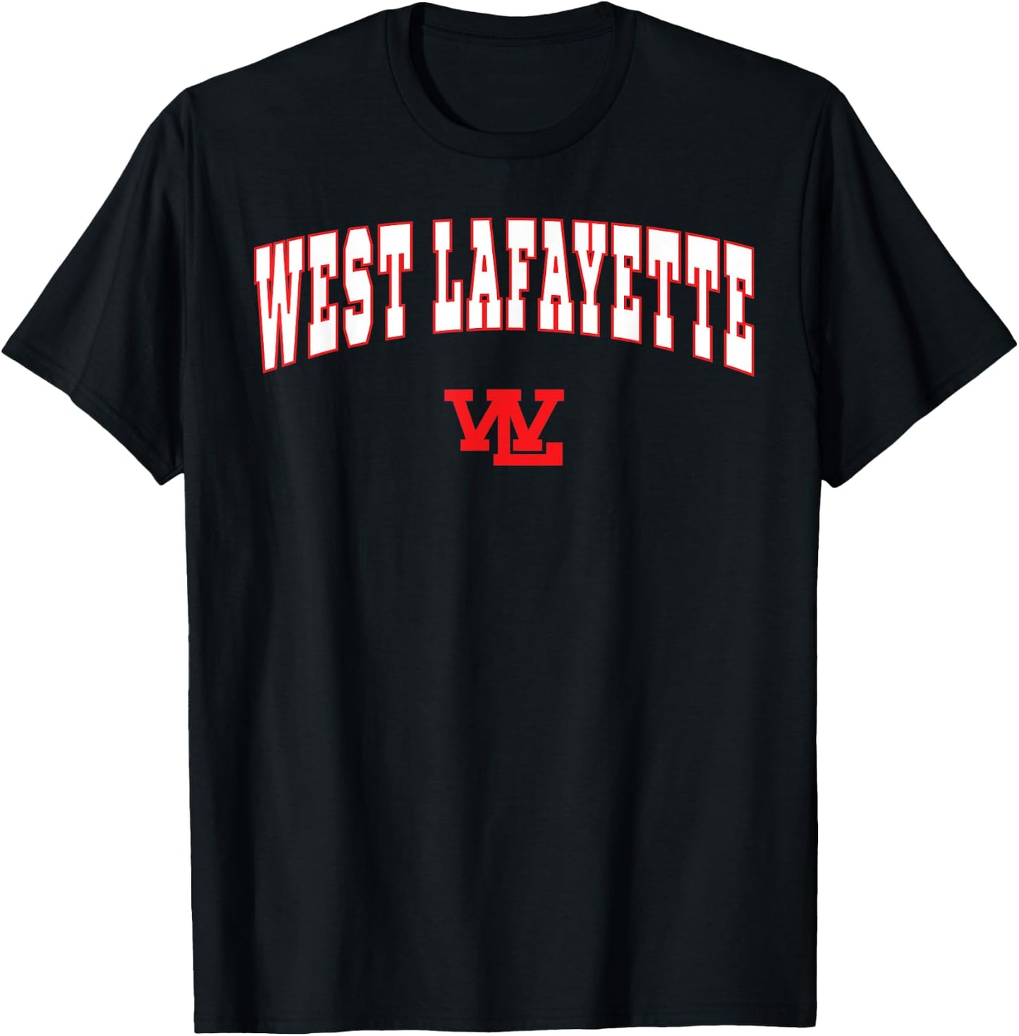 West Lafayette High School Red Devils T-Shirt - T-Shirt | Black