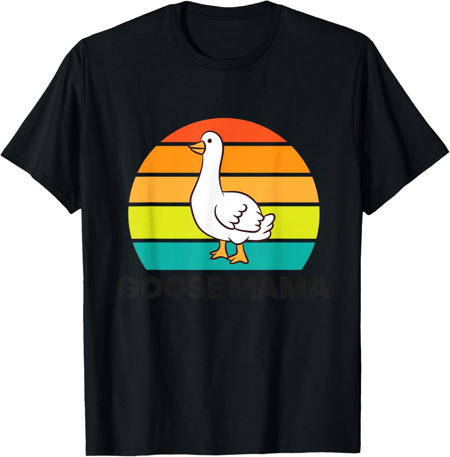 Goose Mom Goose Mama T-Shirt - T-Shirt | Black