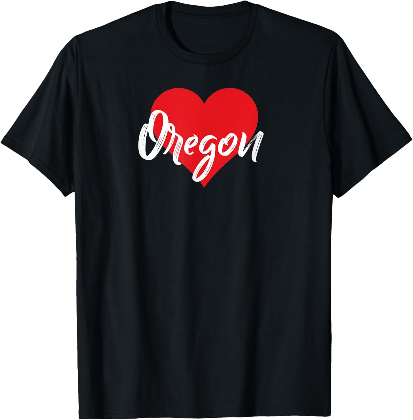 I love Oregon Oregonian Lover Gift T-Shirt - T-Shirt | Black